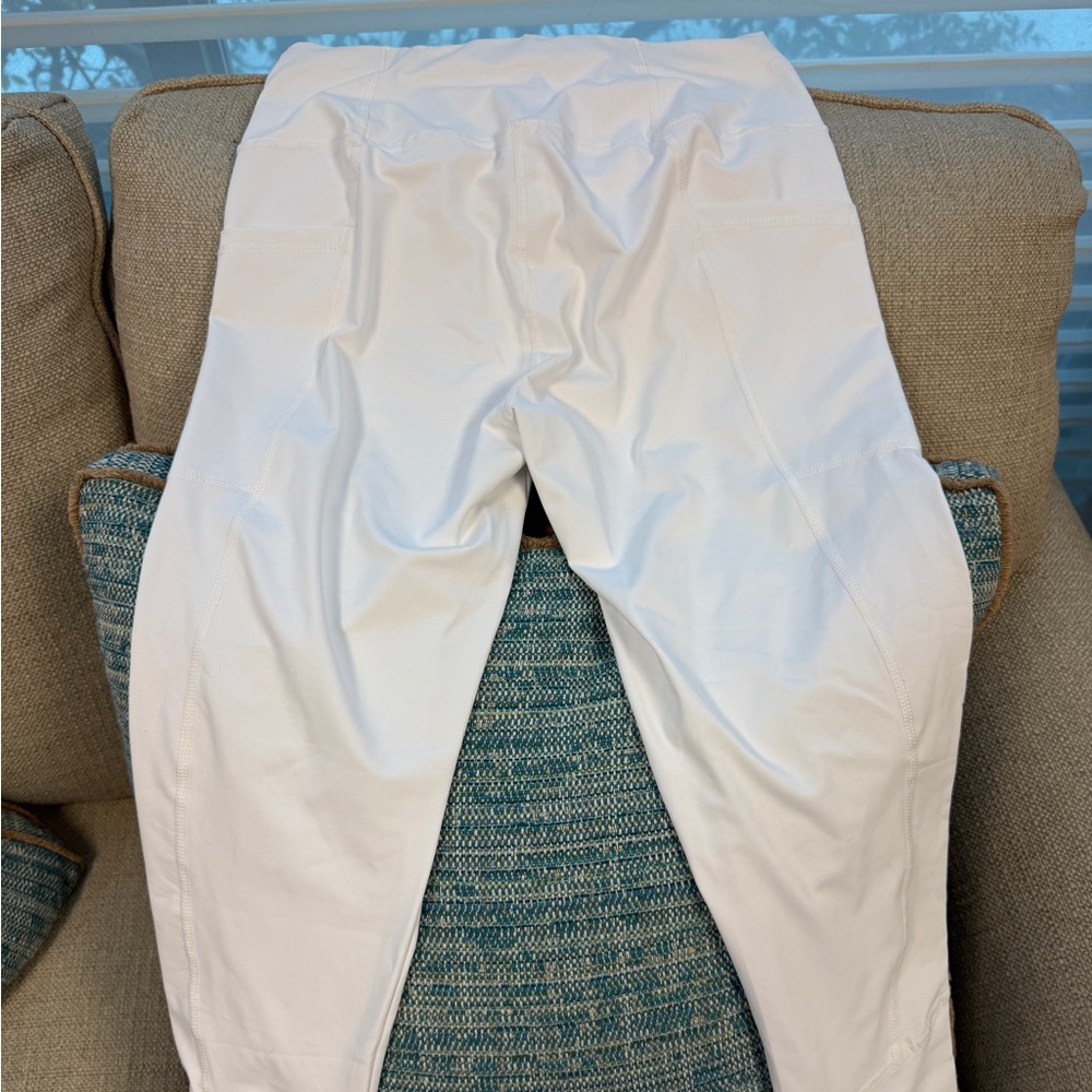 SHEIN Elegant White Trousers